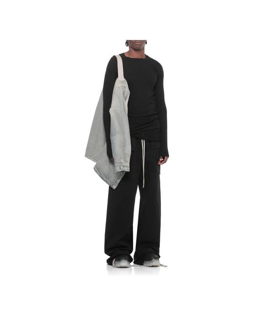 Rick Owens Gray Denim Shirts for men