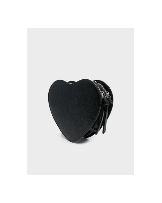 Vivienne Westwood Black Louise heart handtasche