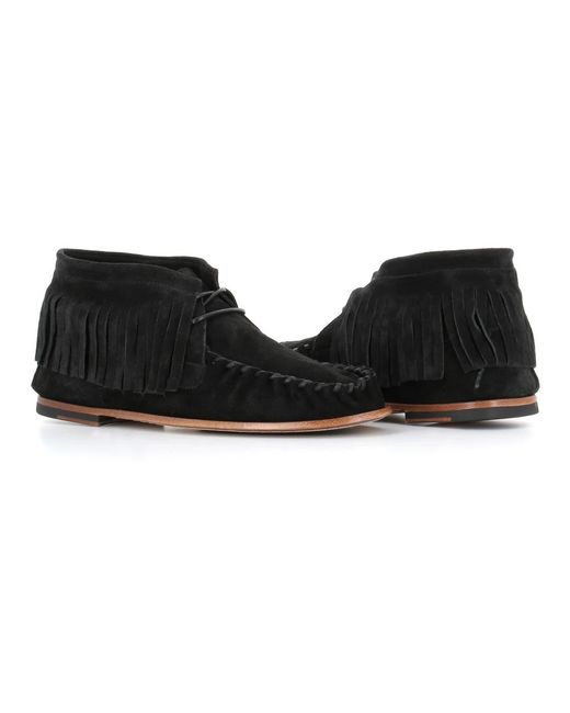 Alexander Hotto Black Lace-Up Boots