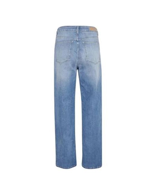 Part Two Blue Loose Fit Jeans