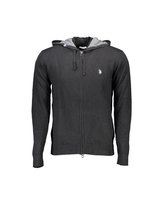 U.S. POLO ASSN. Black Zip-Throughs for men