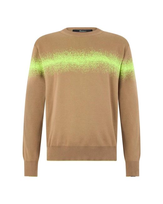 Herno Green Round-Neck Knitwear for men
