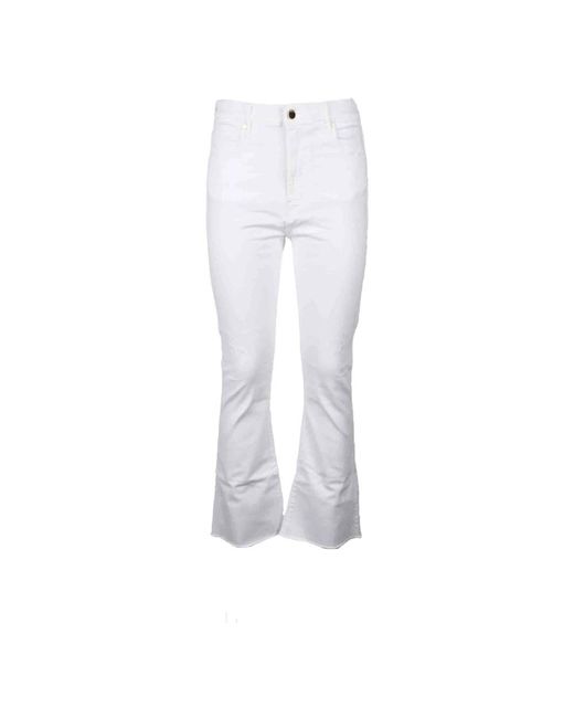 CYCLE White Baumwoll elastan jeans