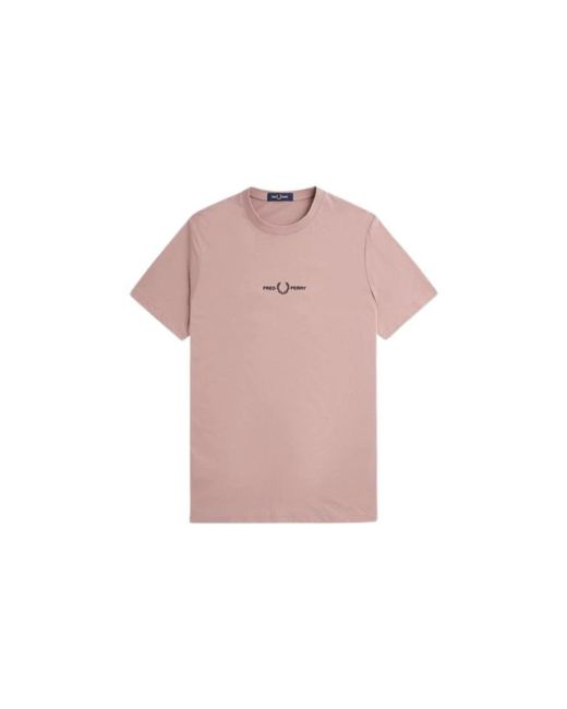 Fred Perry Pink T-Shirts for men