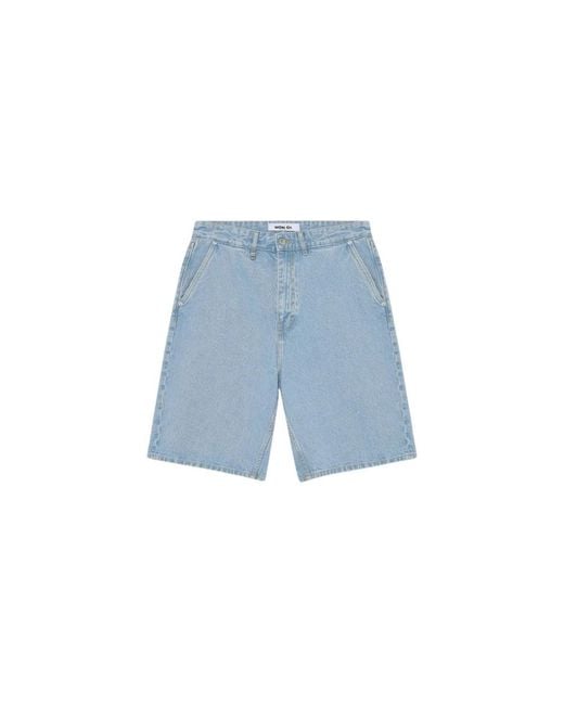 Won Hundred Blue Denim Shorts for men