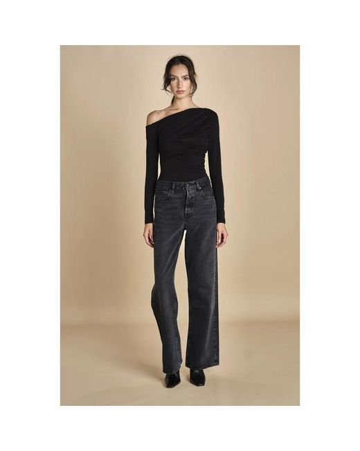 Undress Black Wide Jeans