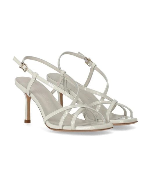 Sergio Levantesi High Heel Sandals in het Metallic