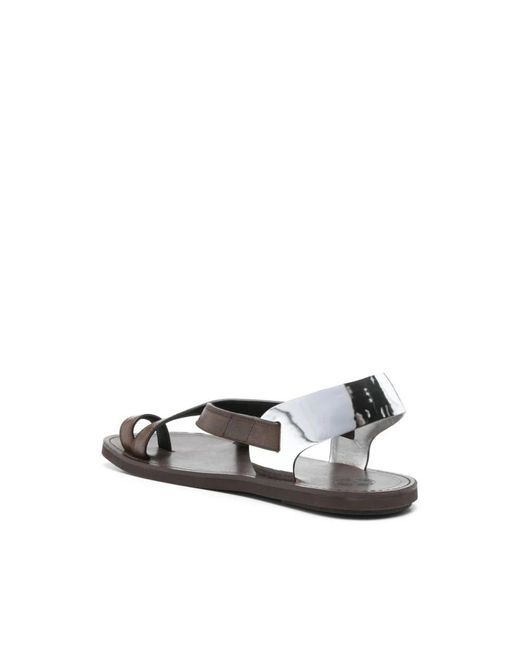 Dries Van Noten Brown Flat Sandals for men