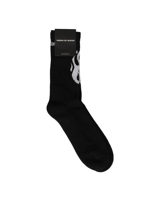 Socks di Vision Of Super in Black da Uomo