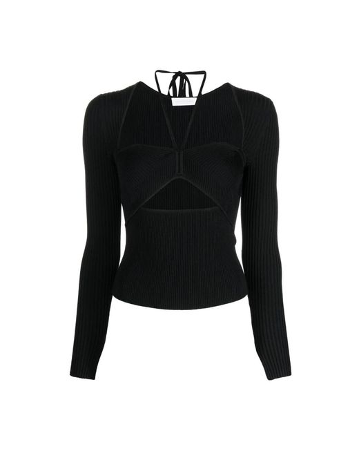 Jonathan Simkhai Long Sleeve Tops in het Black