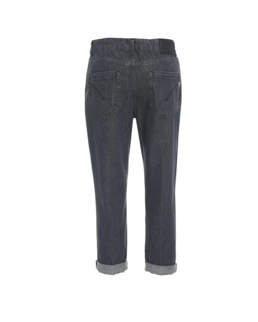Dondup Gray Cropped Jeans