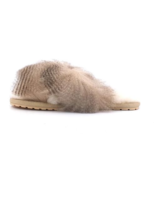 Slippers EMU en coloris Natural