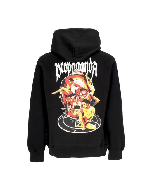 Propaganda Black Hoodies for men