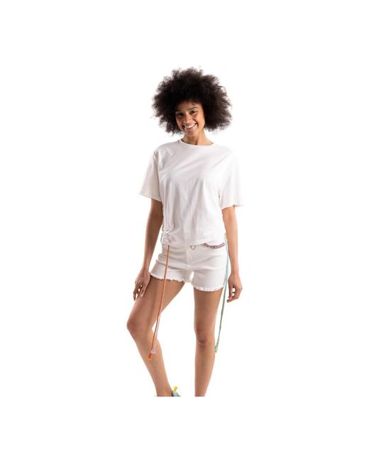 Akep T-Shirt Cotone in het White