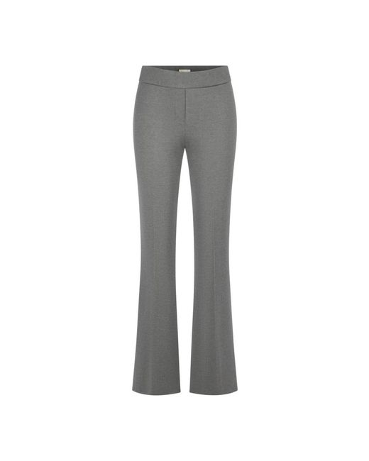Wide Trousers Seductive de color Gray