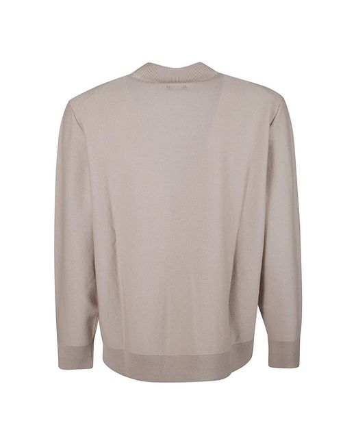 Drumohr Gray Round-Neck Knitwear for men