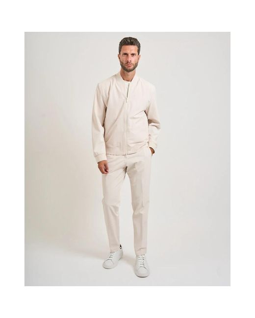 HUGO Bomber Jackets in het Natural voor heren