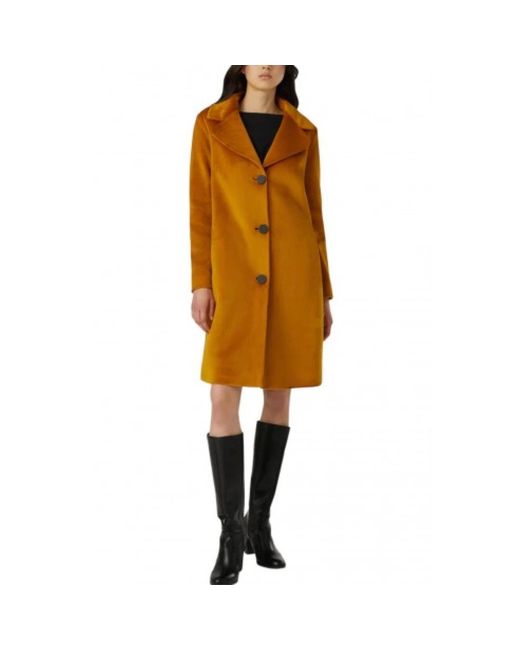 Rrd Orange Single-Breasted Coats