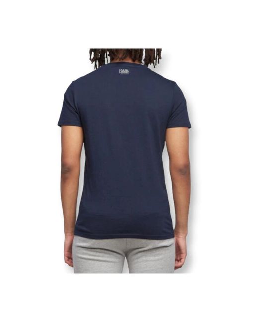 Karl Lagerfeld Blue T-Shirts for men