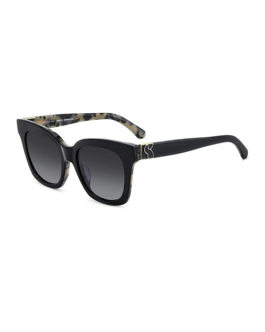 Gafas de sol elegantes en dark havana Kate Spade de color Black