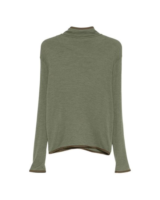 Turtlenecks RANRA de hombre de color Green