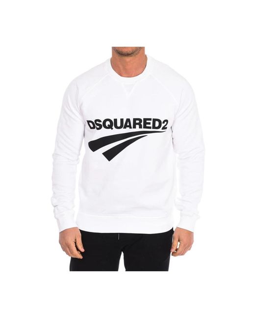 DSquared² White Sweatshirts for men