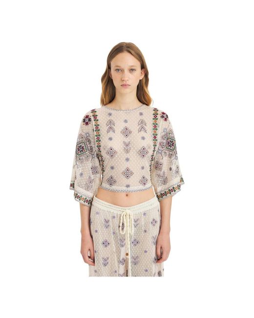 Blouses Antik Batik de color Multicolor