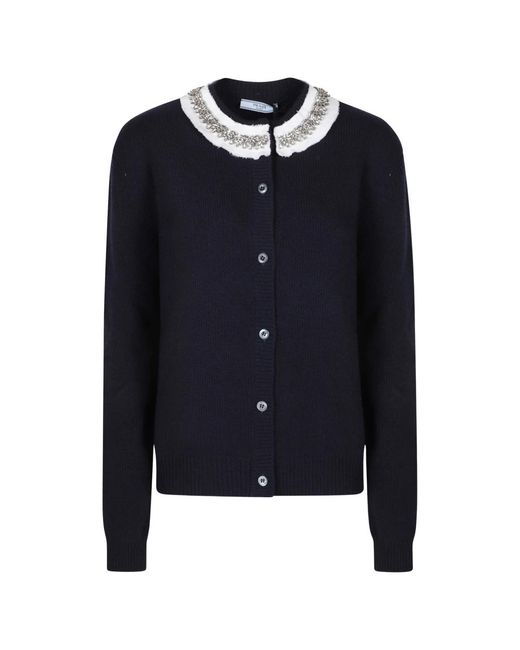 Cardigans Prada de color Blue