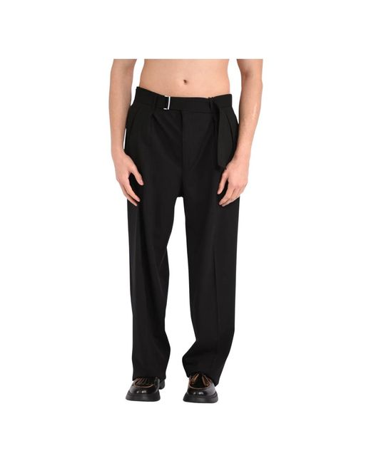 Tagliatore Black Suit Trousers for men