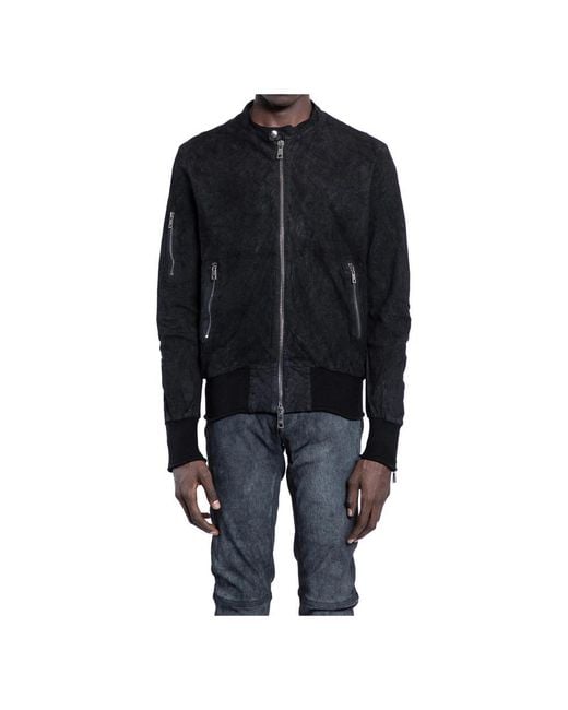 Leather Jackets Giorgio Brato pour homme en coloris Black