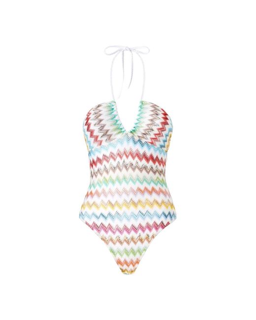 One-Piece Missoni de color White