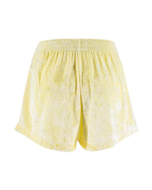 Mc2 Saint Barth Yellow Short Shorts