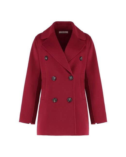 Max Mara Jassen ,Rood ,Coats in het Red