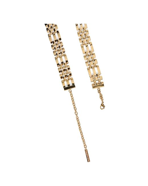 Alberta Ferretti Metallic Necklaces