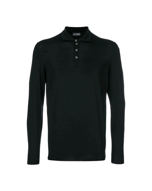 Drumohr Black Polo Shirts for men