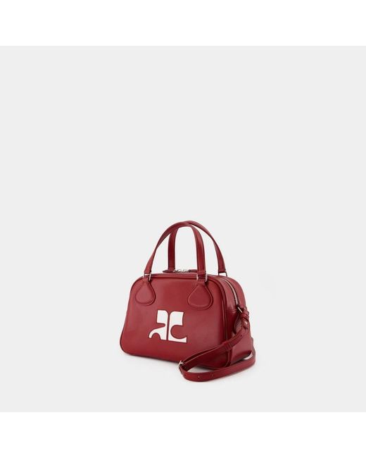 Courreges Red Reedition Bowling Bag