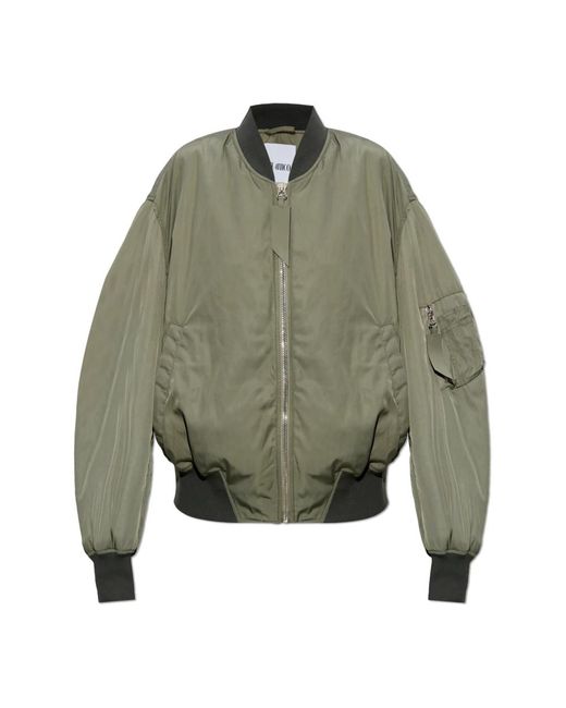The Attico Green Bomber Jackets