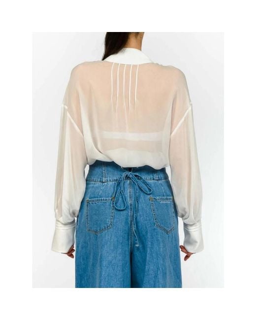 Patrizia Pepe Blue Blouses