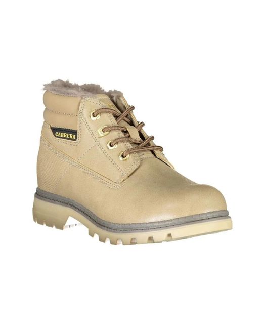 Carrera Natural Lace-Up Boots
