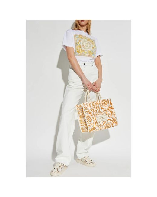 T-Shirts Versace de color White