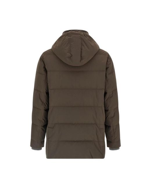 Brunello Cucinelli Green Winter Jackets for men