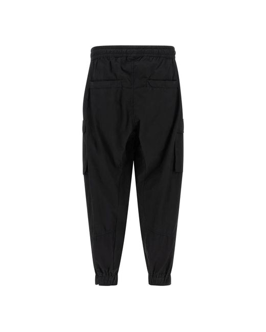 Thom Krom Black Tapered Trousers for men