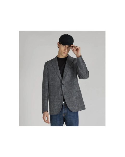 Slowear Accessoires ,Zwart ,Katoen Ice Cotton Baseball Cap in het Blue voor heren