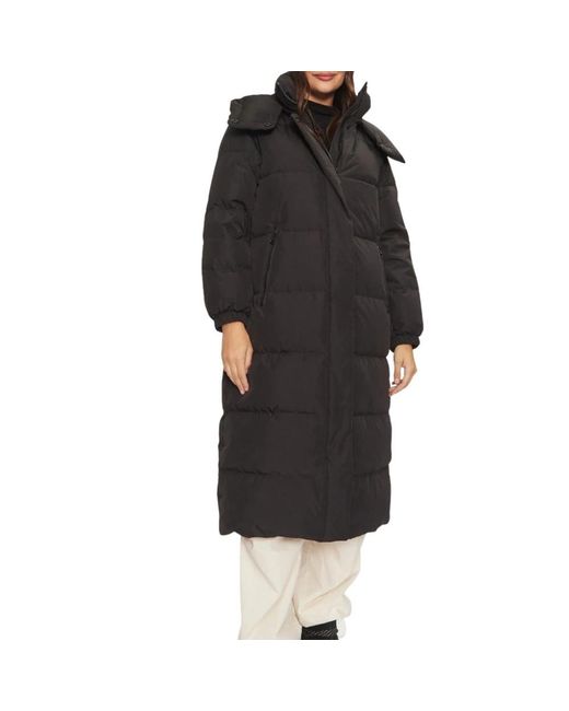 Geox Jassen ,Zwart ,Polyester Pheby Coat in het Black