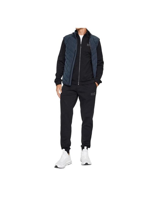 Emporio Armani Black Zip-Throughs for men