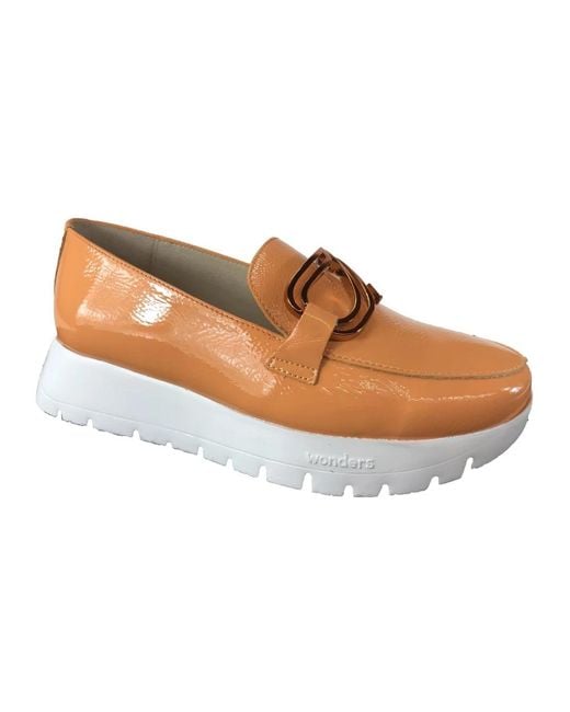 Shoes > flats > loafers Wonders en coloris Brown