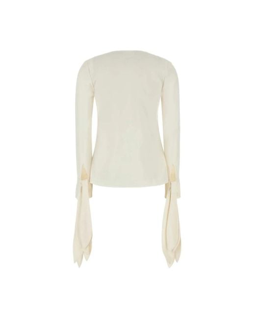 Givenchy White Long Sleeve T-Shirts