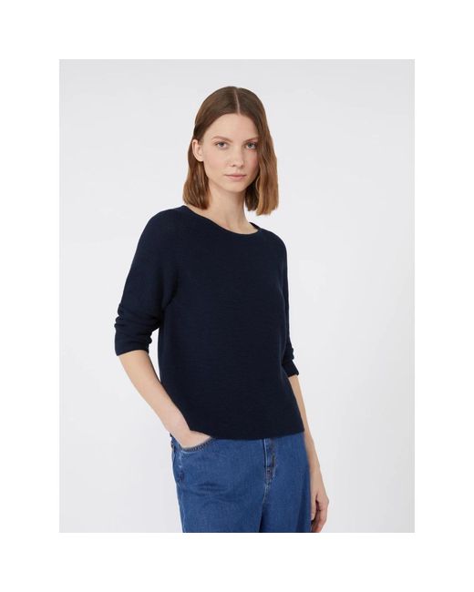 Max Mara Blue Round-Neck Knitwear
