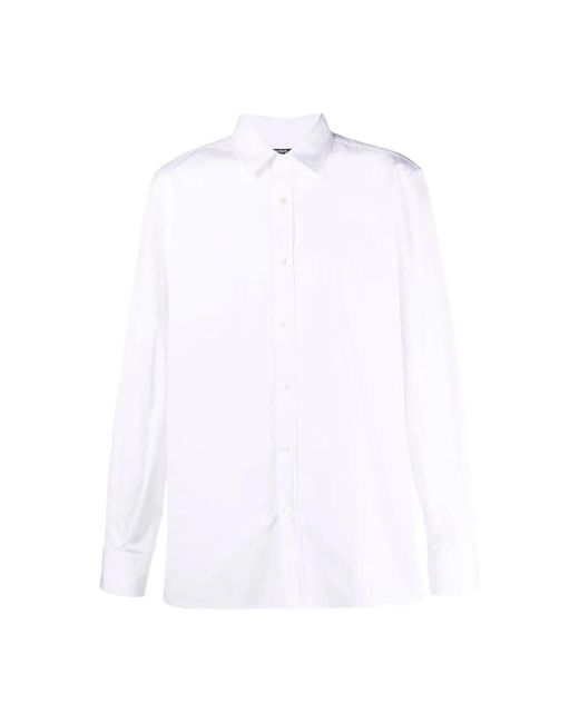 Balmain White Casual Shirts for men