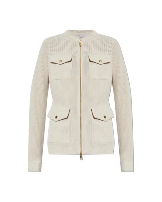 Moncler White Cardigans